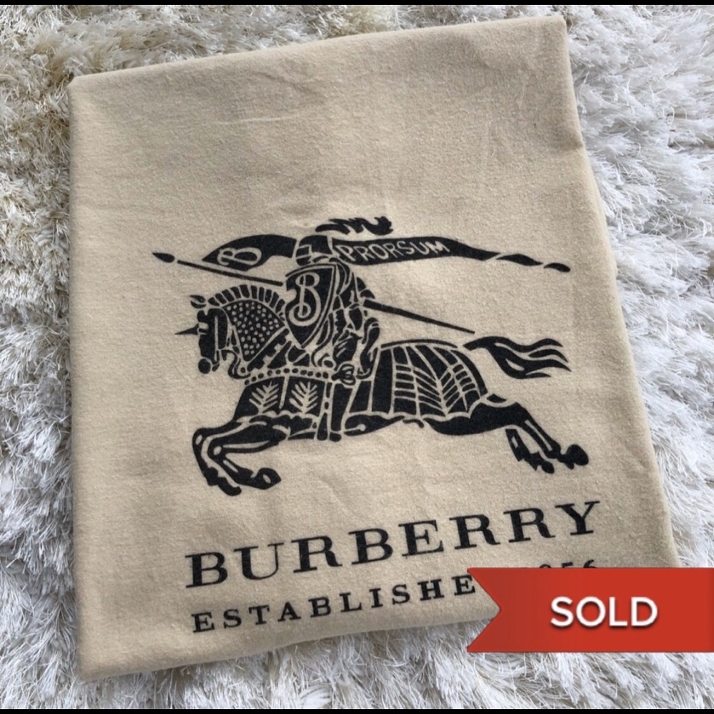 Sold Burberry Large dust bag